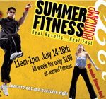 Print flyer and ad for Jezreeel Fitness