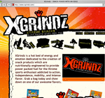 XGrindz website design